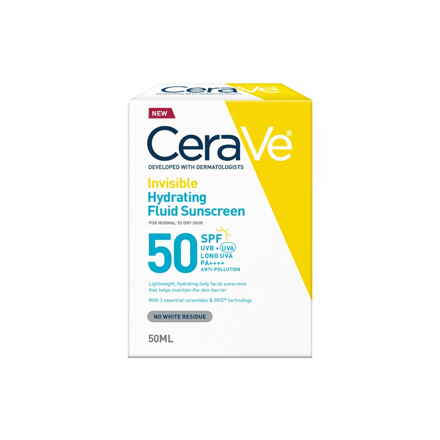 CeraVe Invisible Hydrating Fluid SPF50 50ml